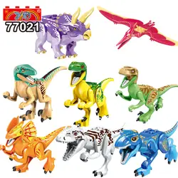 Строительные блоки Юрского периода, динозавр, игрушка в сборе, креативная игрушка EKOA Yg77021