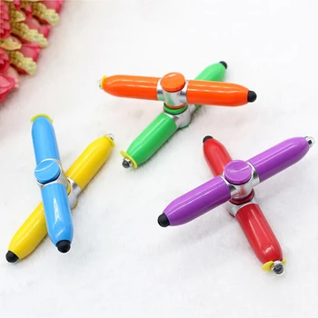 

1Pcs Multi-Function Spinner Toy Ball Pointpen Led Light Relieve Stress Fingertip Gyro Pen