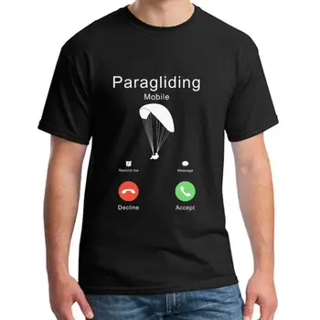 

Funny paraglider paragliding tee t shirts men s-5xl new fashion normal