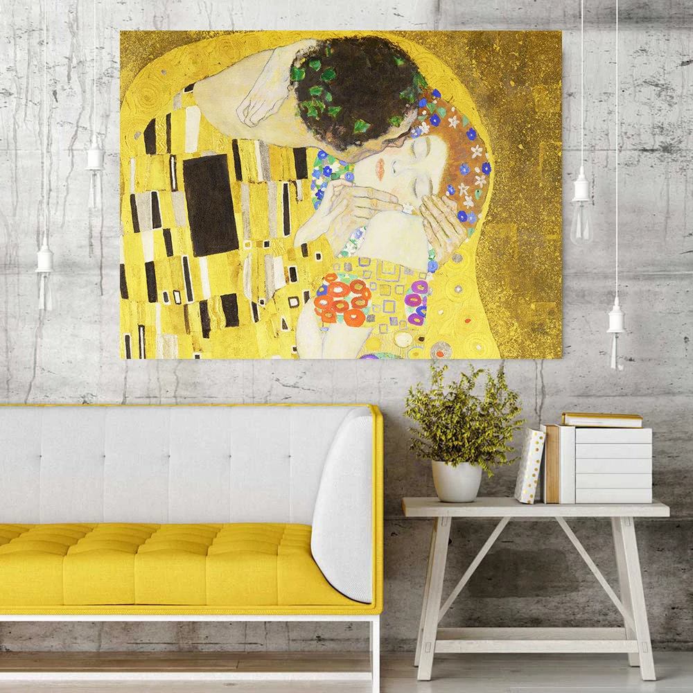 グスタフ クリムトsignora赤ヘッド膣キス詳細の蛇 Ii 詳細絵画cuadros Decoracion Dormitorio壁アート Painting Calligraphy Aliexpress