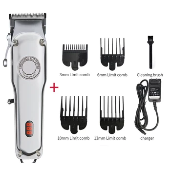 

DIOZO Professional Electric Hair Trimmer Rechargeable Hair Clipper Men's Cordless Haircut Adjustable Blade