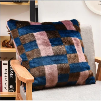 

50cmX50cm Large Soft Cushion Cover Christmas Decorations for Home Fur Decorative Pillows Fur Pillow Throw Pillows Pillow Covers