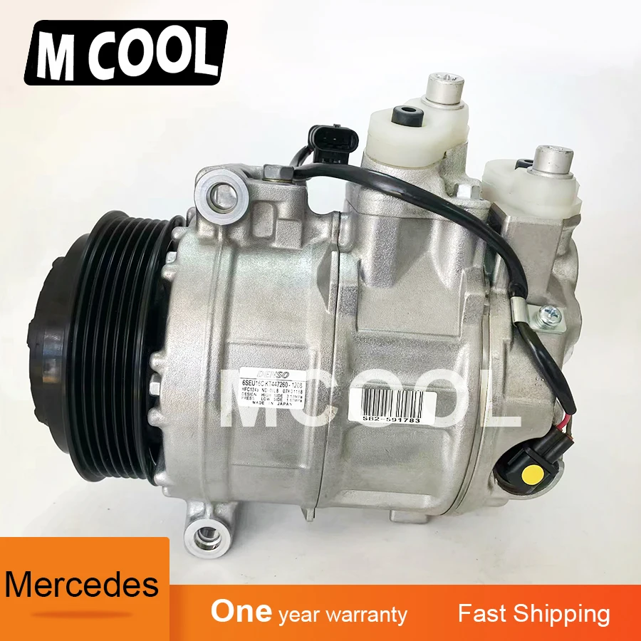 

For Free Shipping Brand New Auto AC Mercedes Benz Compressor ac Mercedes-Benz ML350 0008303501 compressor for car Mercedes