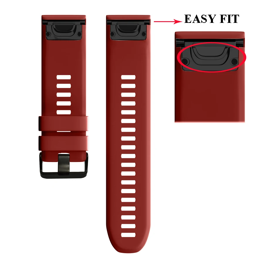 26-22MM-Quick-Release-Easy-Fit-Silicone-Watch-Wrist-band-Strap-for-Garmin-Fenix-5X-5(3)