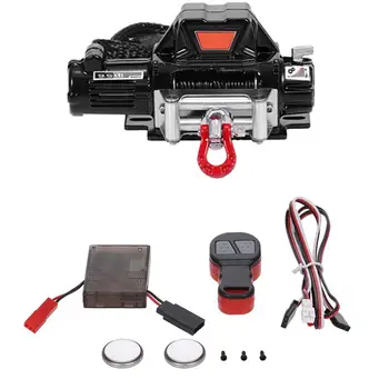 

1/10 RC Climbing Car Automatic Crawler Winch Remote Controller Receiver Set Accessories