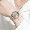 CURREN Watches Women Fashion 2022 Leather Quartz Wristwatch Charming Rhinestone Female Clock Zegarki Damskie ► Photo 2/6