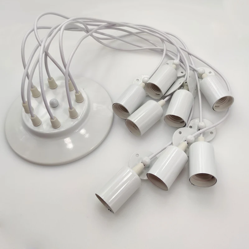 Chandelier E27 Multi-Head Cable 1.5-3.5M DIY Art Ceiling Lamp for Bar Restaurant Loft Cafe led chandelier ceiling chandelier art lighting fixtures