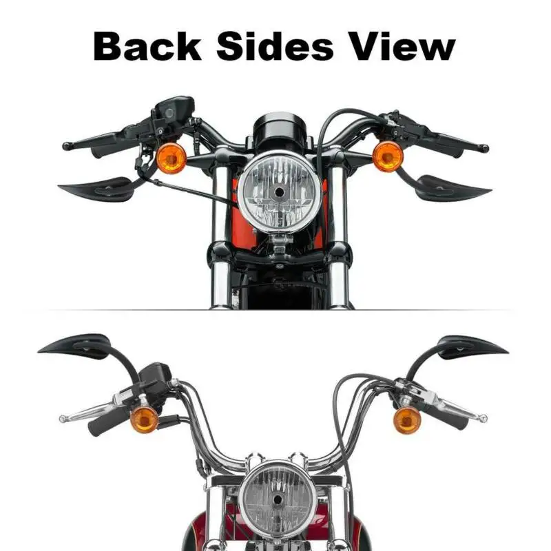 8 мм зеркало заднего вида для Harley Sportster XL 1200 883 Dyna Fat Boy FXDF FXDL Softail Весна Heritage CVO Touring Street Glide