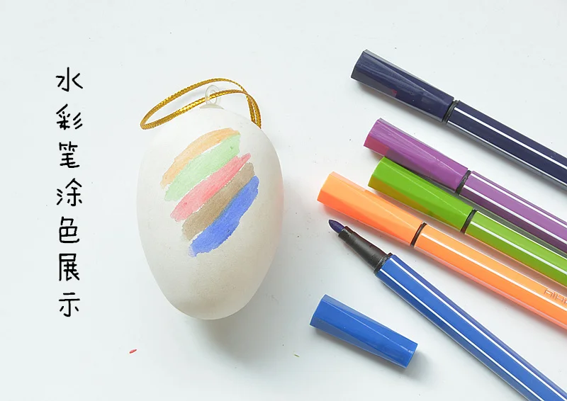 Цветной рисунок расписное яйцо DIY Детская модель Пасхальный ручной работы пластиковый цыпленок 10-30 юаней Ручная Роспись яйцо игрушка детский сад цер