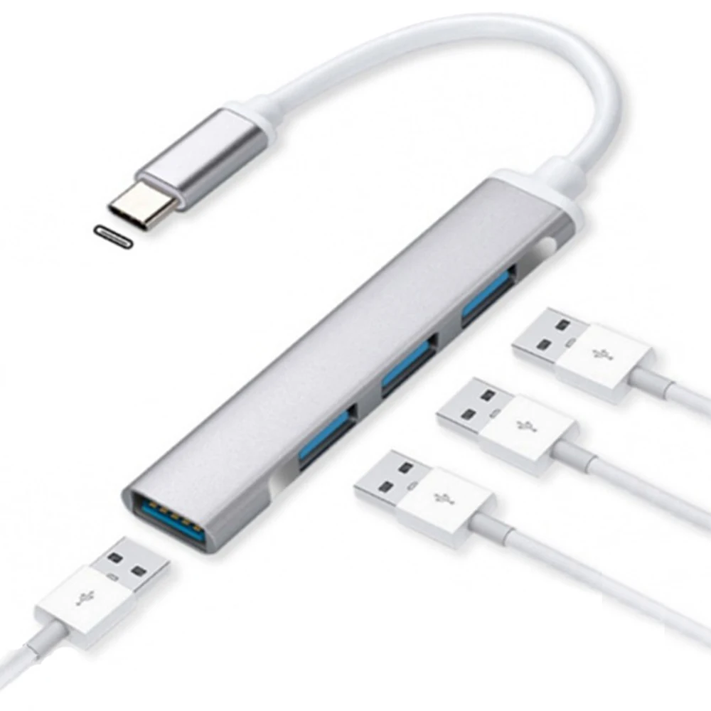 4 в 1 мульти-сплиттер USB -C 3 Тип C концентратор 0 OTG кардридер адаптер для Macbook Pro Air ПК