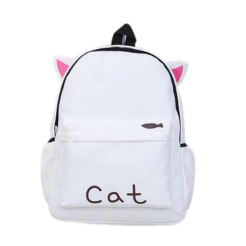 

Women Harajuku style Long Ears Rabbit Cute Cat Brown Bear backpack Student School Bag Travel Backpack New