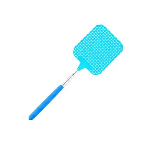 Синий Hot Sale Telescopic Fly Swatter Extendable Anti Mosquito Pest Summer Home Kitchen Tool - Цвет: Синий