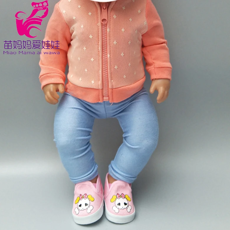 18 дюймов девочка кукла одежда, Размеры: 43 см для ухода за ребенком для мам reborn Одежда для куклы-младенца и Штаны подарки для детей