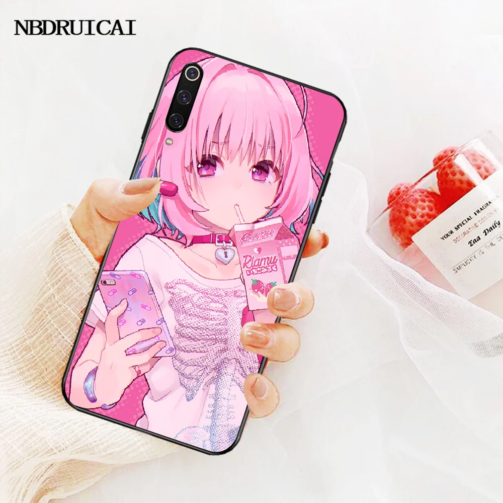 NBDRUICAI сексуальный мультяшный аниме кавайная девушка DIY окрашенный Шикарный чехол