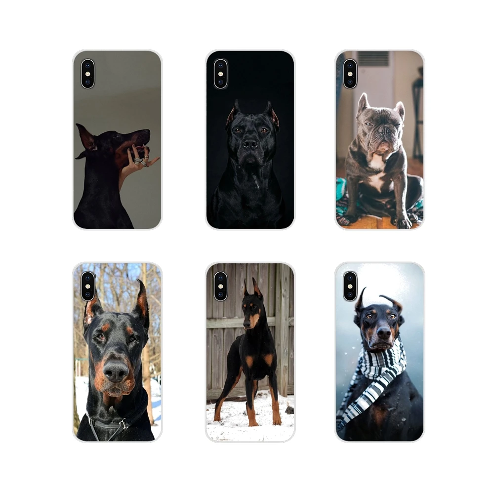 Doberman бульдог Собака для Xiaomi Mi4 Mi5 Mi5S Mi6 Mi A1 A2 A3 5X 6X 8 CC 9 T Lite SE Pro аксессуары чехлы