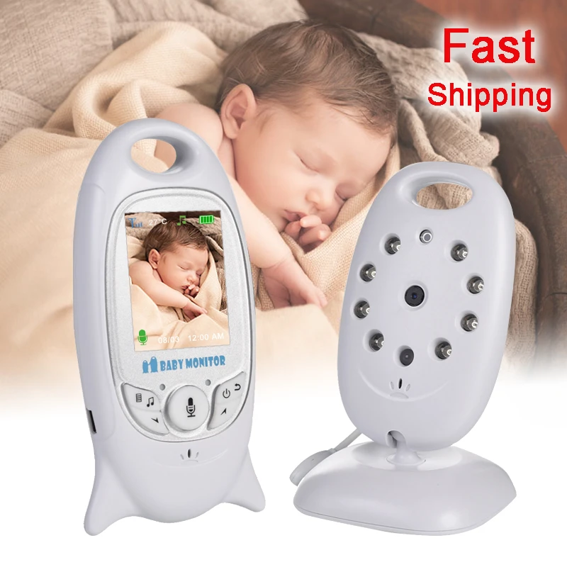 Vb601 Baby Monitor Record Baby Monitor Bebe Baba Radio Video Nanny Camera Night Vision Temperature Monitoring 8 Lullaby Baby Monitors Aliexpress
