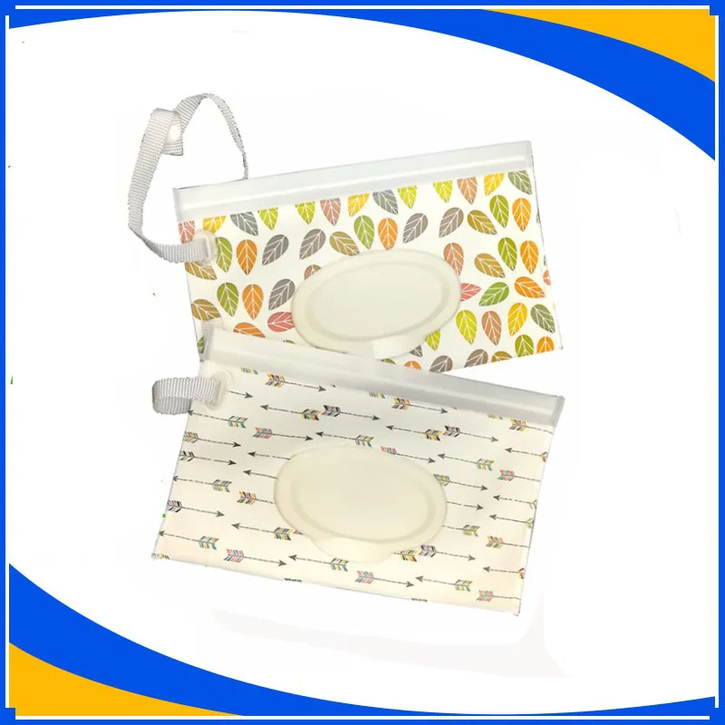 1 предмет модный салфетки для переноски Чехол сцепления и влажные очистки сумка