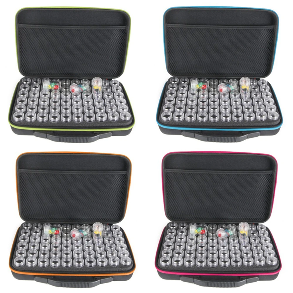 EverShine Diamond Painting Box Tool Diamond Embroidery Accessories 60Lattices Dismountable Rhinestones Cases Storage Carry Case