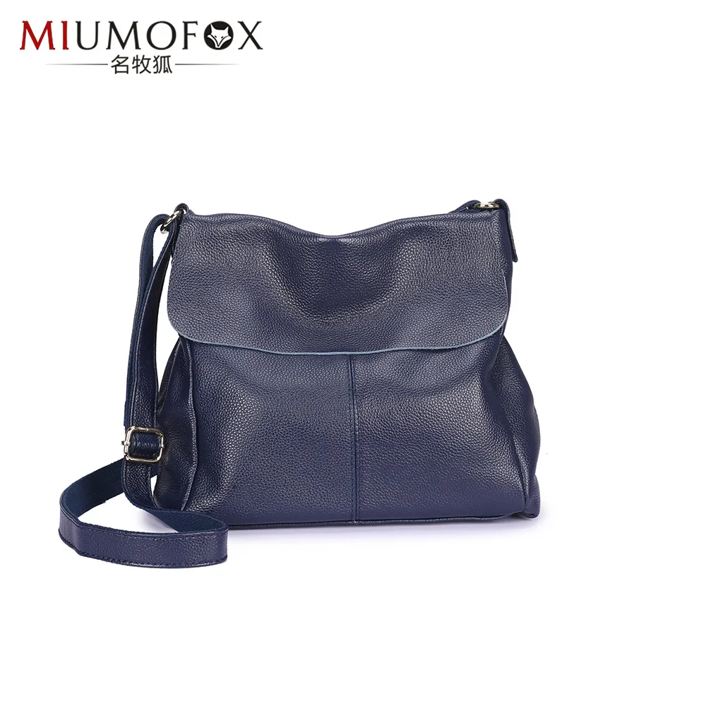 

Genuine Leather Women's Europe And America Large-Volume Cross-body Shoulder Large Bag New Style Simple Shoulder Bag WOMEN'S Cow