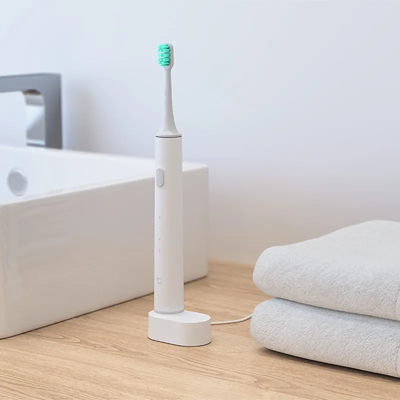 Xiaomi Mijia Sonic электрическая зубная щетка перезаряжаемый звуковой водонепроницаемый Контроль приложения Bluetooth Встроенные датчики Bluetooth Rechargeab