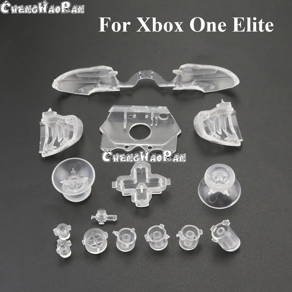 

ChengHaoRan 10sets For Xbox One Elite Controller Full Set Bumpers Triggers Buttons Replacement D-pad LB RB LT RT Buttons Kit