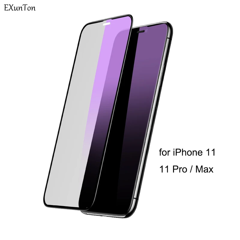 

Full Cover Anti Blue Light Tempered Glass for Apple iPhone 11 Pro Max Anti Blue Light Screen Protector for iPhone 11Pro Max Film