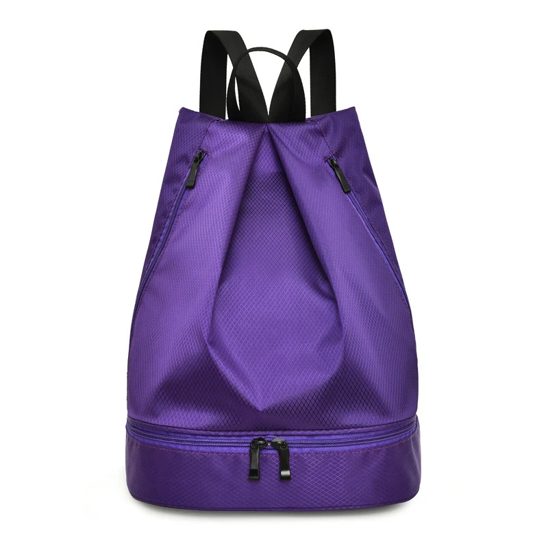 Водонепроницаемый Оксфордский женский рюкзак, модный нейлоновый светильник, рюкзаки высокого качества, Большой Вместительный рюкзак для путешествий, одноцветная школьная сумка - Цвет: Purple