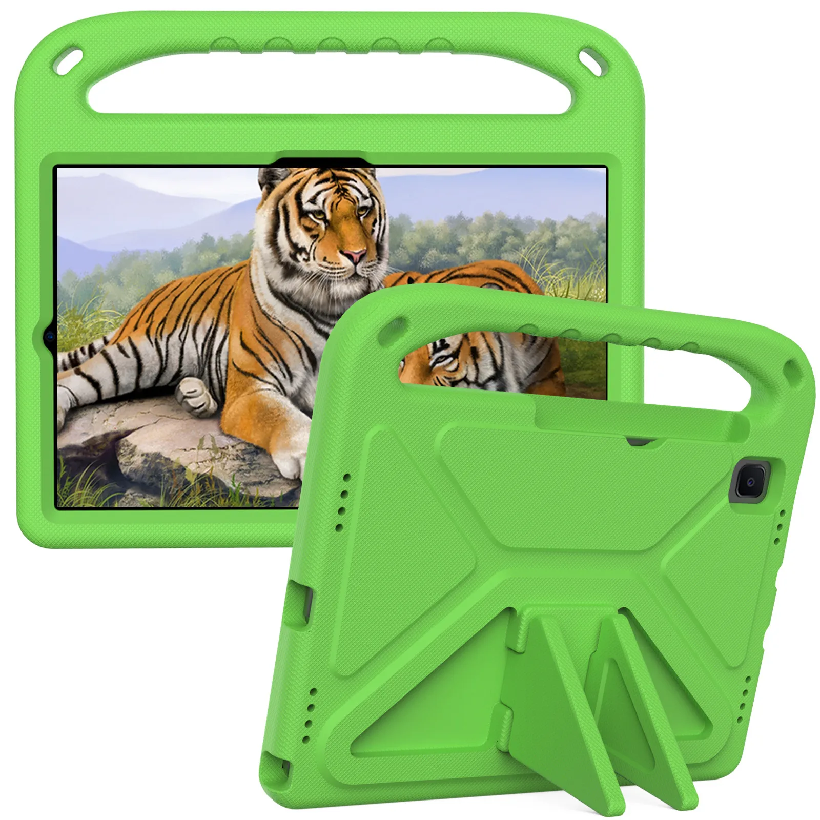 Kids Safe EVA Tablet Case For Samsung Galaxy Tab A7 Lite 8.7 2021 SM-T220 T225 Galaxy Tab A7 10.4 SM-T500 Shoulder Strap Cover