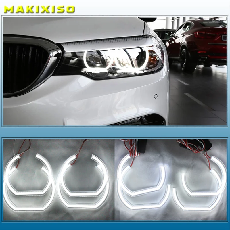 

Ультраяркие светодиодные кольца DRL с ангельскими глазками для BMW 5 серии E39 525i 528i 530i 540i 1997-2003 DTM M4, аксессуары для модернизации