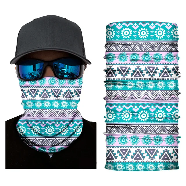 Outdoor Sports headband on head Cycling Seamless Hunting Fishing foulard moto Bandana Neck Warmer Tubular Bicycle buffe Headwear S362