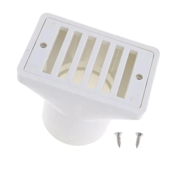 

Super sell-Pool Strainer Floor Drain Square Replacement Swimming Pool Water Pipe Accessories 1.5 Inch Overflow Floor Drain Repla