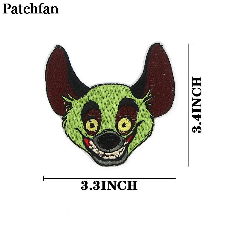Patchfan лев Король мультфильм железа на заплатках одежда вышивка аксессуары для лоскутного шитья индивидуальные нашивки A2312