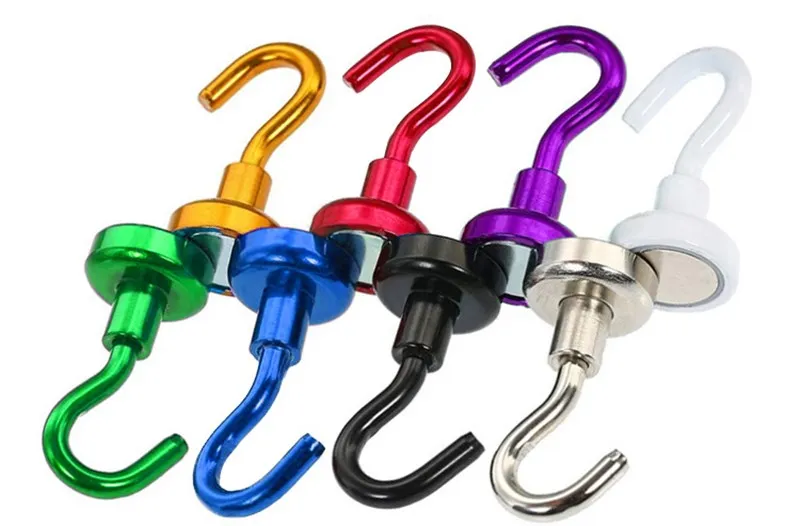 Soporte magnético de pared magnético poderoso gancho de succión, soporte de gancho de 10kg, herramienta de soporte magnético, 1 Uds.