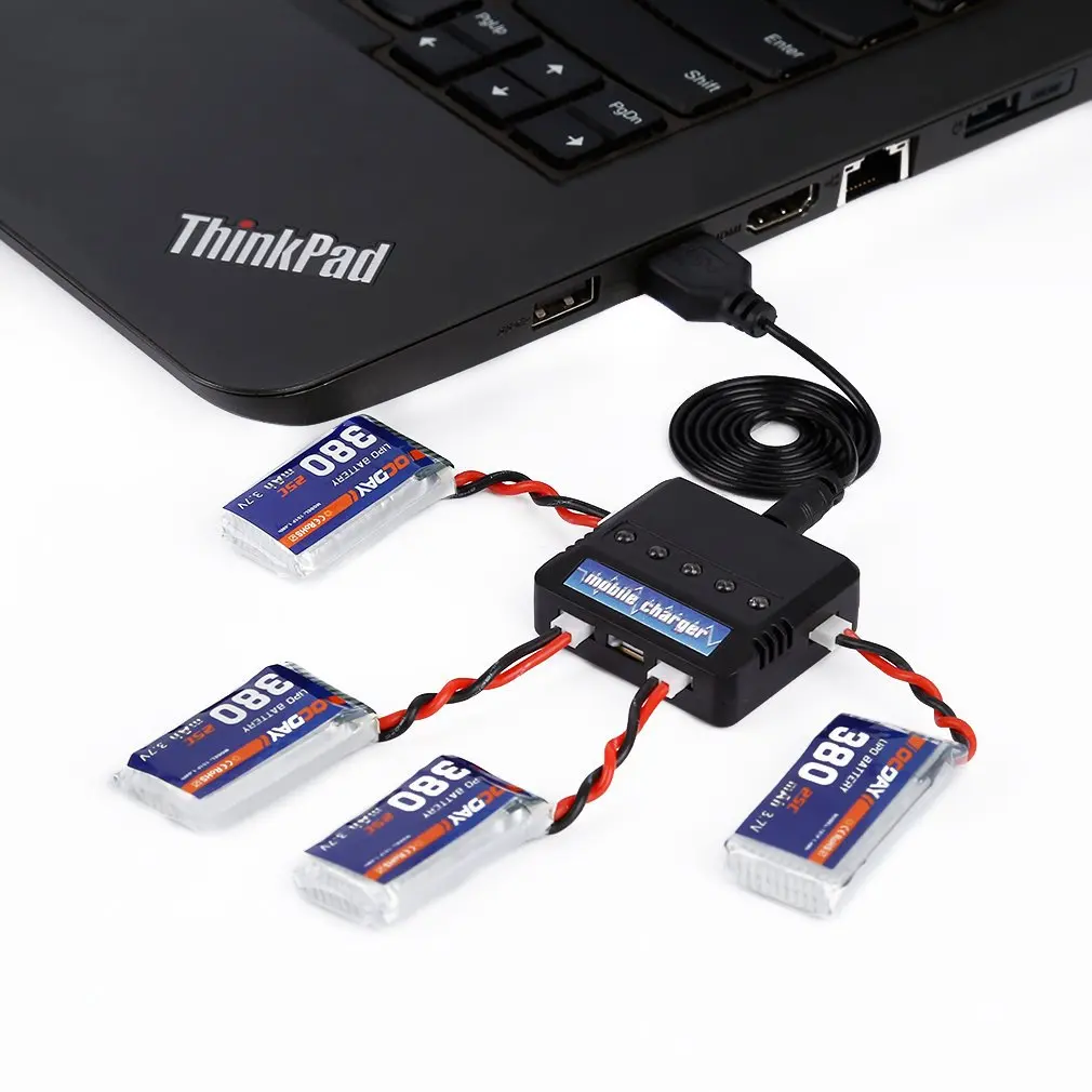 OCDAY 3,7 V 380 мА/ч, 25C 1S1P 1.4WH Батарея& Зарядное устройство для Hubsan H107C H107D