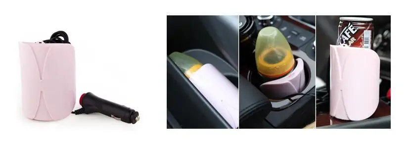 

upgrade Car Electrical Heating Milk bottle Warmer Heater Cover Portable Food Milk Travel Cup 12v 7w car accessory heater Covers