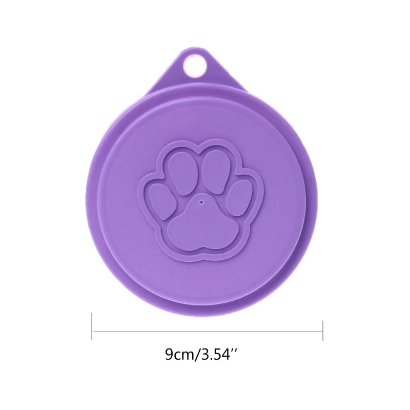 

Dog Storage Top Cap Food Can Tin Cover Lid Pet Cat Puppy Food Can Reusable