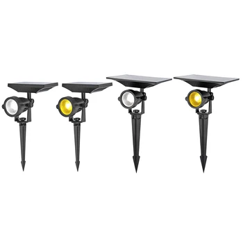 

Outdoor Solar Lawn Lights Waterproof LED Spotlight Landescape Spike Bulbs