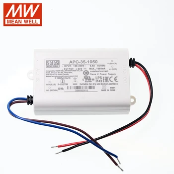 

[Seven Neon]MEAN WELL APC-35 100-240V 350mA 500mA 700mA 1050mA LED Driver High effection Single Output Switching Power Supply