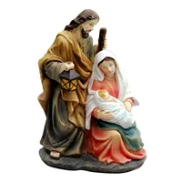 Adornos de resina Natividad para decoración del hogar, artesanía creativa de la serie religiosa de la Virgen María, nanger, Serie de adornos Art Deco