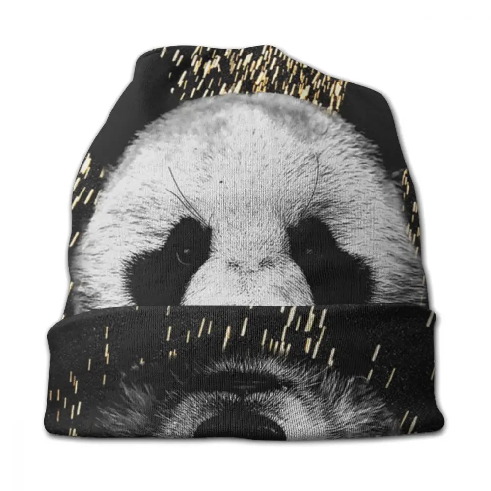 Panda Art унисекс взрослая Повседневная шапочка зимняя теплая вязаная Лыжная шапка с рукавом Skully Beanies