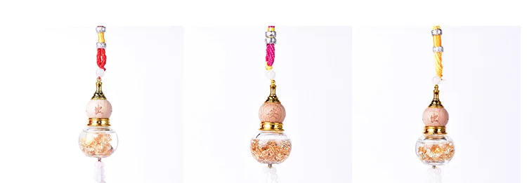 GS127 автомобильные принадлежности подвеска-ароматизатор Gourd колено золотой кулон Фольга двойной должен подвеска автомобиль установлен внутренний Зеркало заднего вида автомобиля