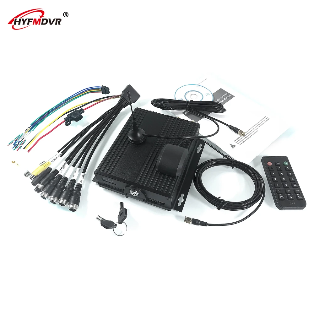 HYFMDVR AHD 720 P/960 P/1080 P 4g gps mdvr дистанционное управление PTZ прицеп/коробка грузовик/жатка