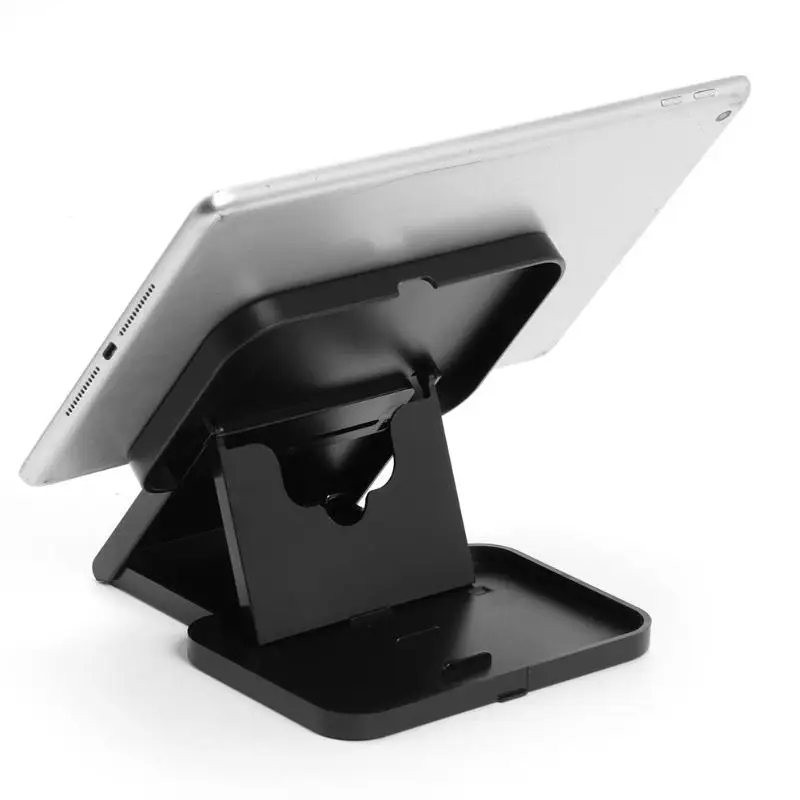 Folding Game Console Holder ABS Portable Stand Cradle Game controller Base For Nintendo Switch iPad Tablet Mobile Phone Black