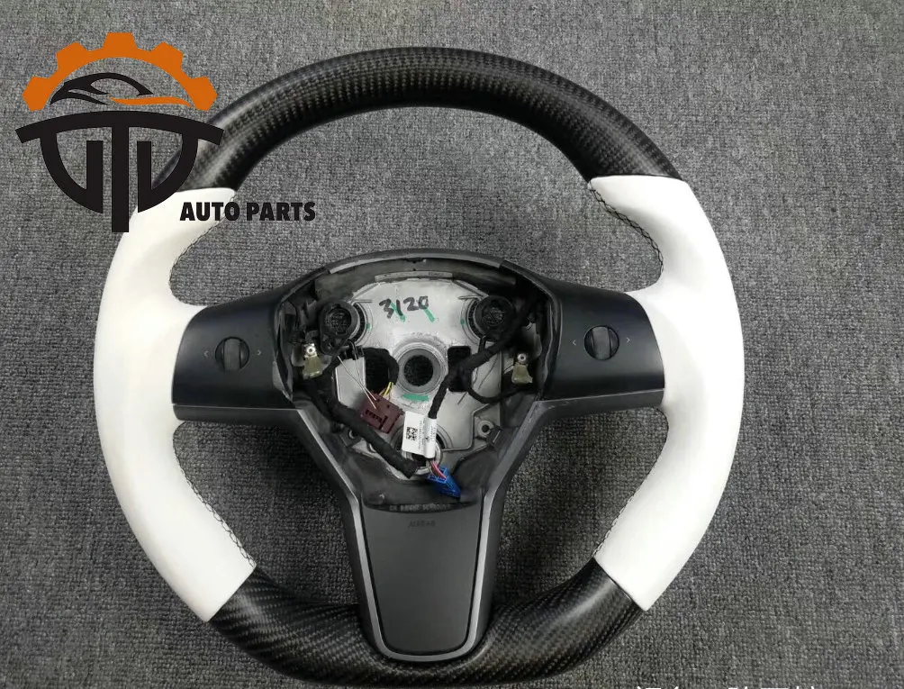matt carbon fiber steering wheel for Tesla Model 3 15 - Racext matt carbon fiber steering wheel for Tesla Model 3 - - Racext 14