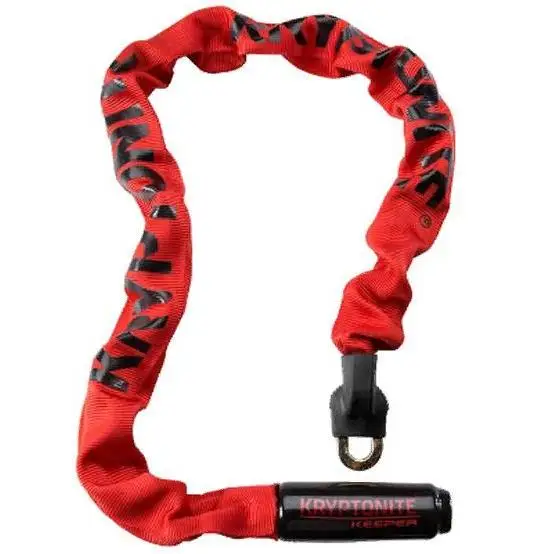 Замок велосипедный Kryptonite Keeper 785 Integrated chain-32" (85cm) Red | Спорт и развлечения
