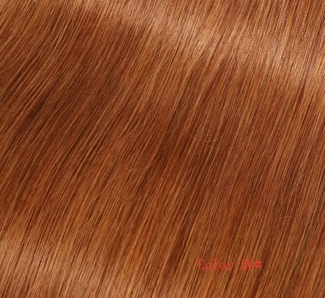 Hair Master бразильские прямые волосы в пучках, Цвет 30 пряди человеческих волос для Инструменты для завивки волос 1/3/4 Связки 8-28 дюймов пучки волос Remy предложения - Цвет: Color 30