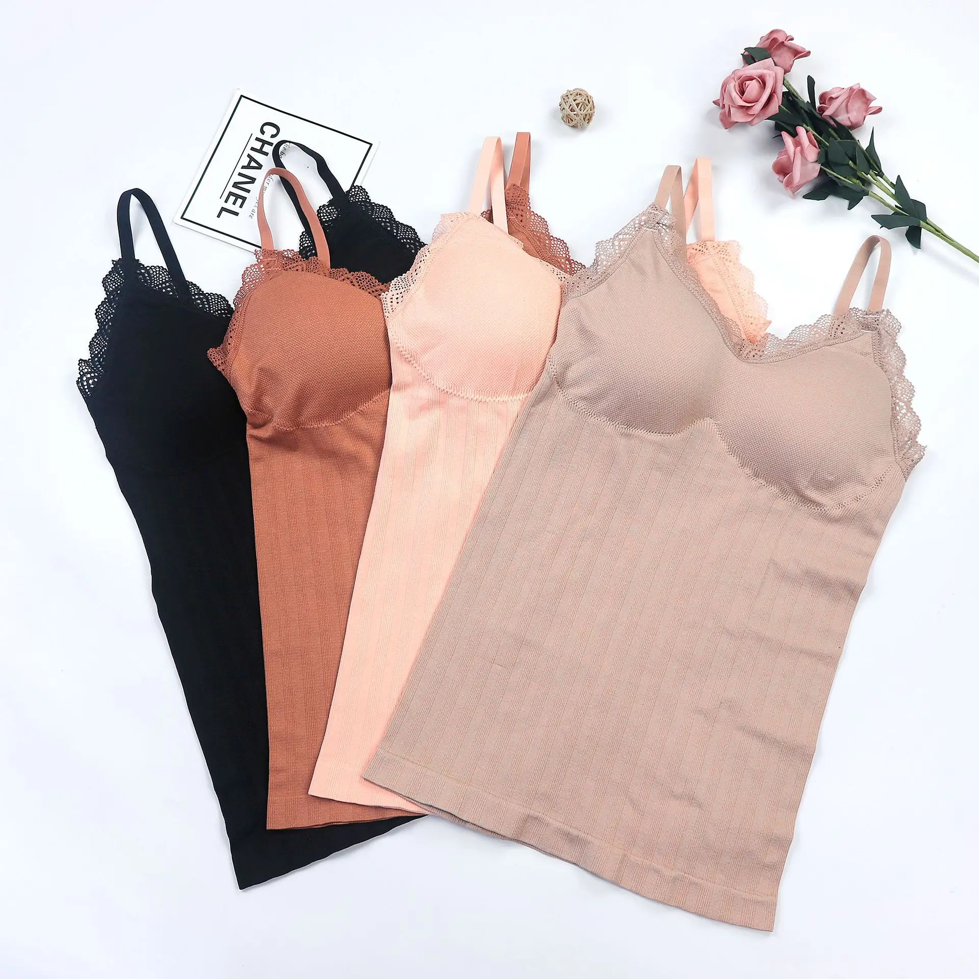 Майка женская кружевная нижнее белье удобный топ без рукавов майка 2020 | Женская