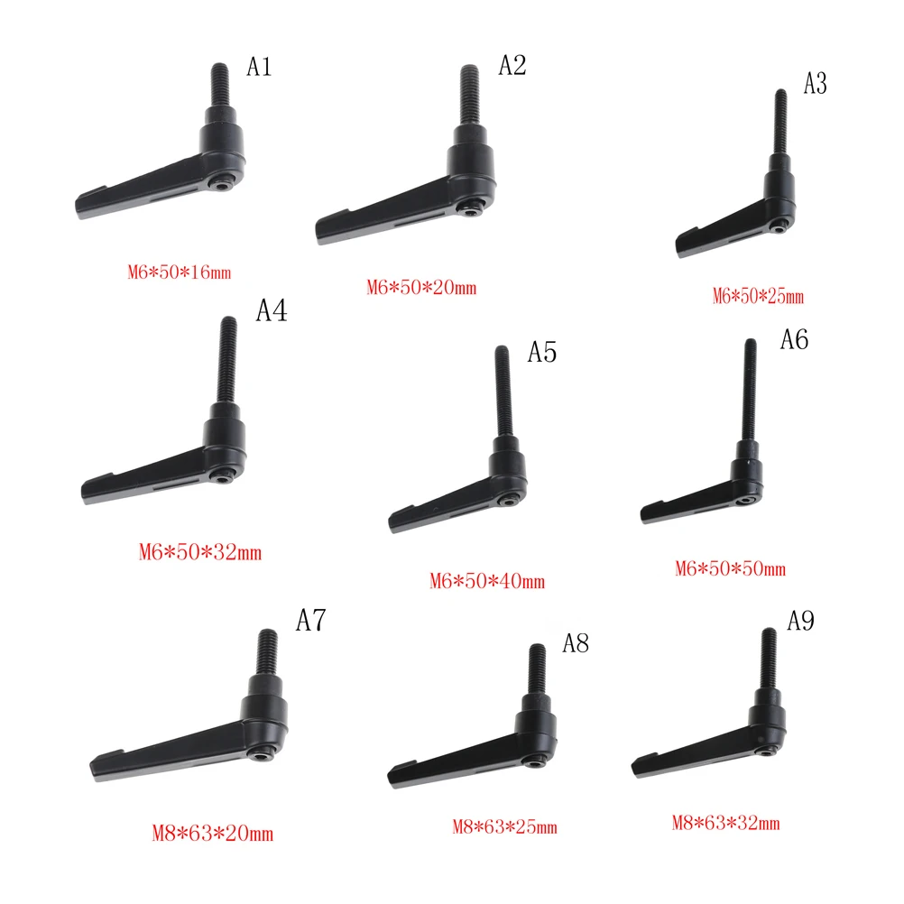 Регулируемый замок с резьбой ручка Высокое качество M6 M8 M10 зажимной рычаг механизма