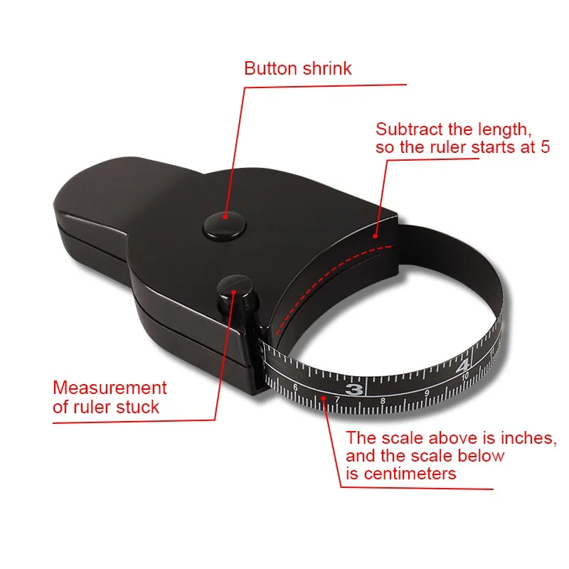 Body Measuring Ruler Tape Centimeter Tape Measure Sewing Tools Sewing Tailor Tape Waist Ruler Inch Roll Tape For Body Meter Tool wind speed instrument