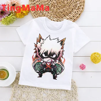 

Japanese Anime My Hero Academia Tshirt Kids Kawaii Cartoon T-shirt Boys/girls Tops Boku No Hero Academia Funny Children Clothes